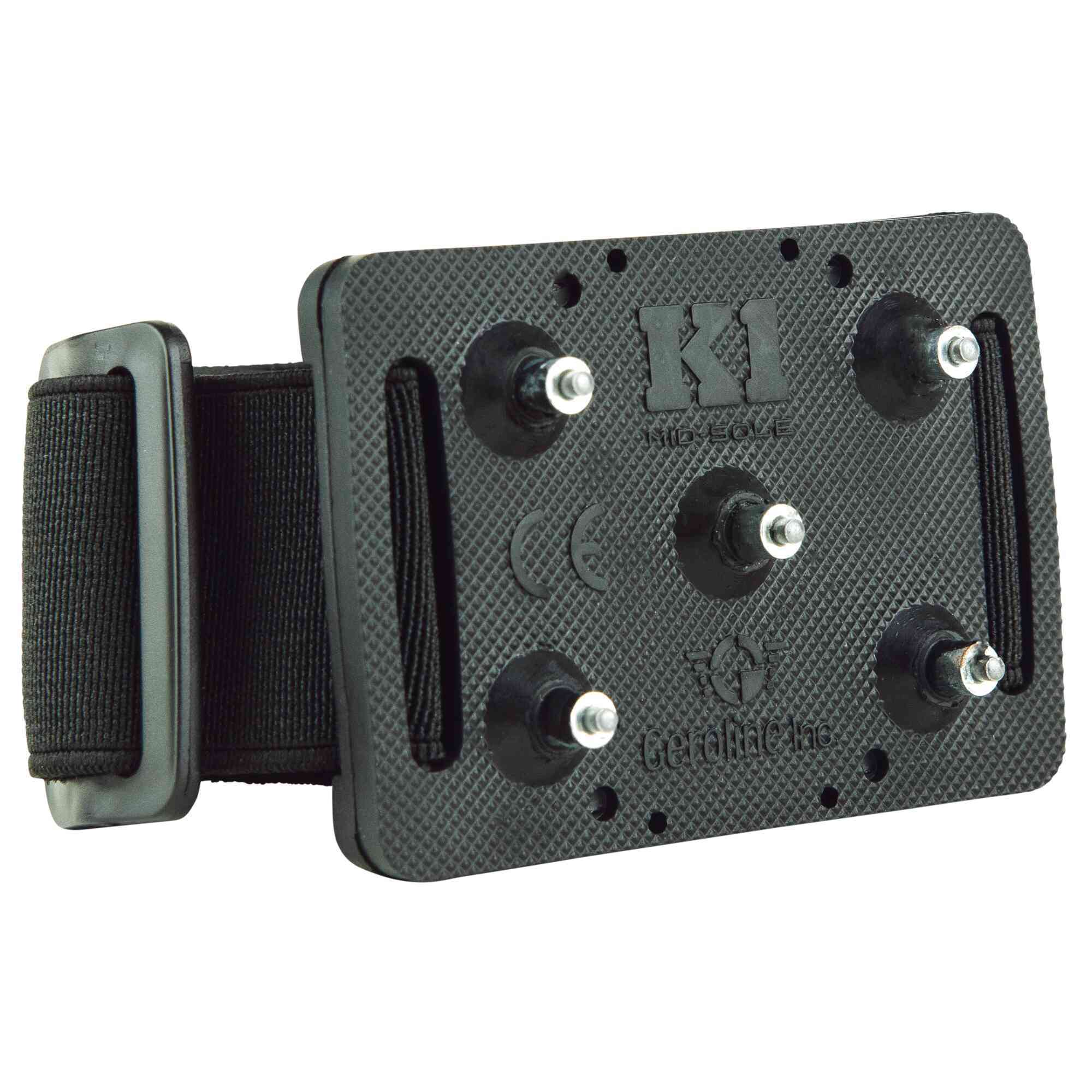 K1 Series Original Mid-Sole Ice Cleat — High-Profile, Black Strap, One Size Fits Most, Model# V9770770-O/S
